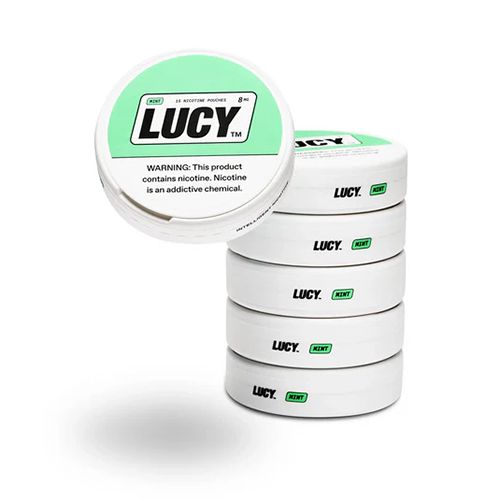 Lucy Nicotine Pouches (15ct Can)(5-Can Pack) mint 8mg