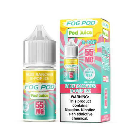 Blue Rancher B-Pop Ice Pod Juice x Fog Pod Salts 30mL thumbnail