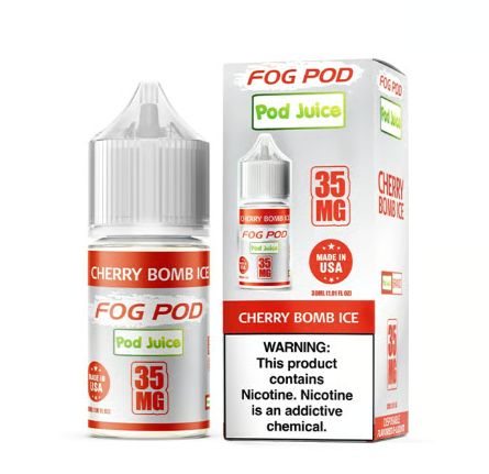 Cherry Bomb Ice Pod Juice x Fog Pod Salts 30mL thumbnail