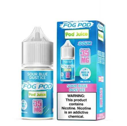Sour Blue Dust Ice Pod Juice x Fog Pod Salts 30mL thumbnail
