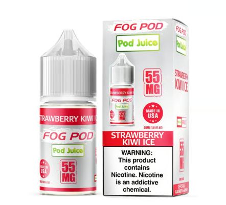 Strawberry Kiwi Ice Pod Juice x Fog Pod Salts 30mL thumbnail