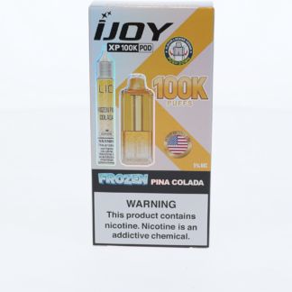 iJoy XP100K Pod Disposable + 15mL (LIQ Salt) frozen pina colada packaging