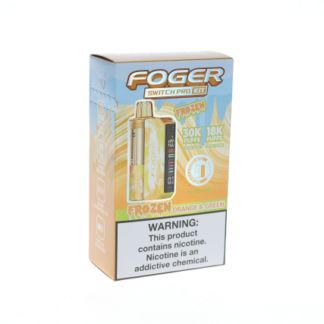 Foger Switch Pro 30K Disposable Frozen Orange Green with packaging