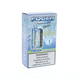 Foger Switch Pro 30K Disposable Frozen Wildberry Mix with packaging