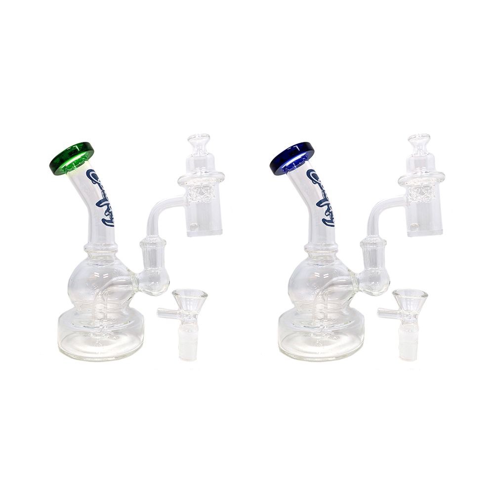 Dogg Lbs (Water Pipe) DLWP0027-0028 Everyday 6.5" Mini Rig Bubble Box Set Group Photo
