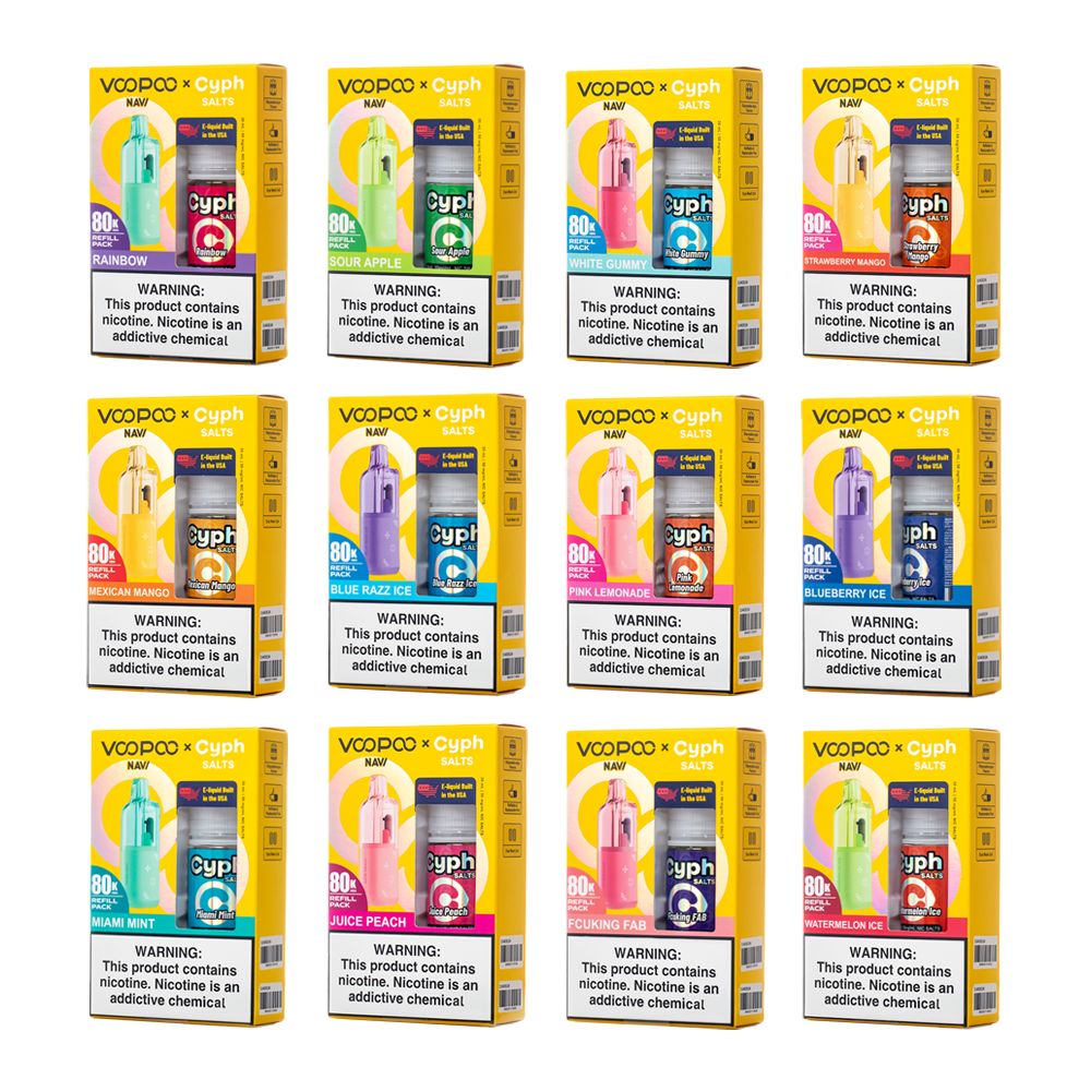 Voopoo Navi 80K Replacement Pod Refill Pack + Cyph Salts 30mL - Bundle thumbnail