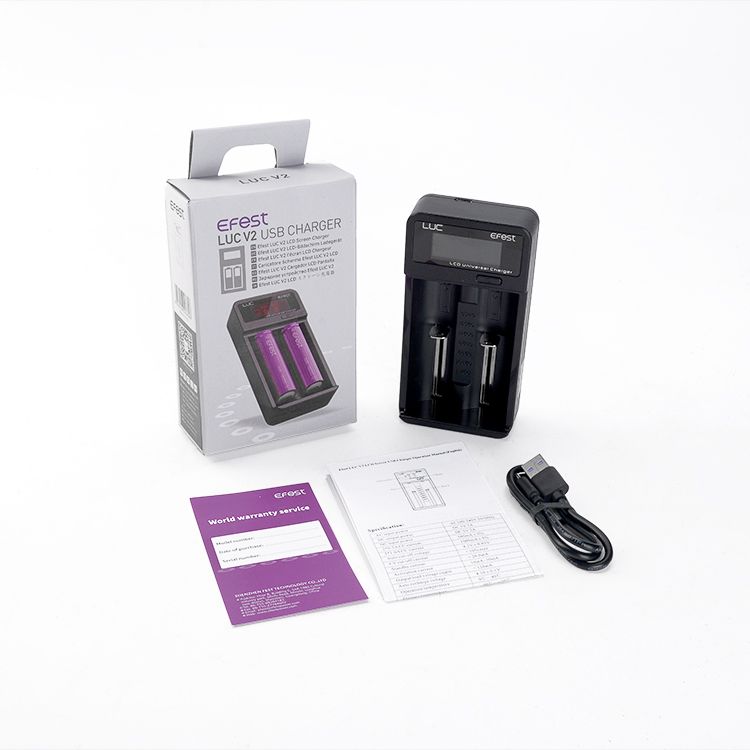 Efest (Charger) LUC V2 Battery USB with packaging