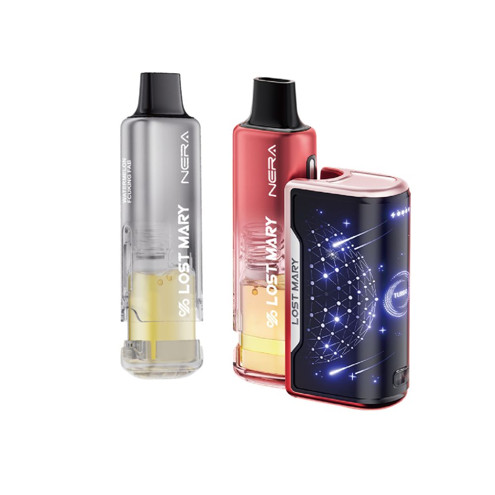 Lost Mary Nera Fullview Kit 70K Disposable Watermelon Fcuking Fab + Watermelon Ice