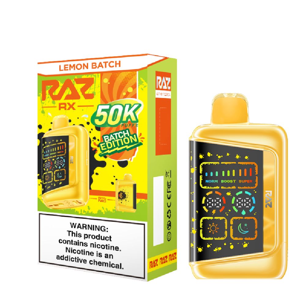 RAZ RX 50K Dew Edt. Disposable Lemon Batch