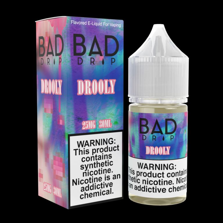 Drooly Bad Drip Labs Salts 25mg 30mL with packaging