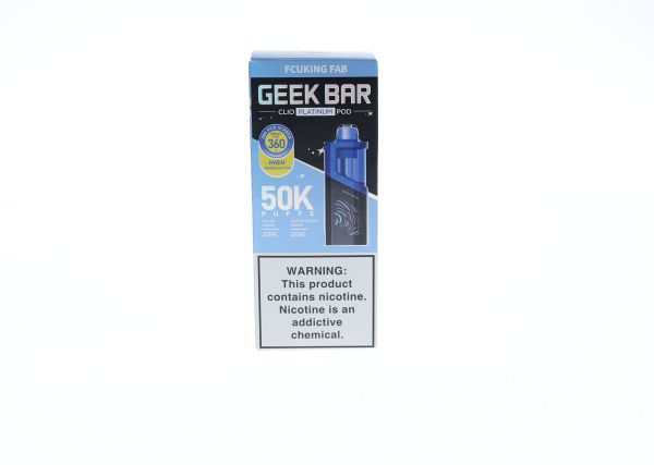 Geek Bar Clio Platinum Disposable Pod Fcking Fab