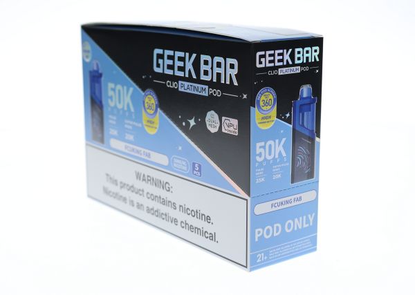 Geek Bar Clio Platinum Disposable Pod Fcking Fab