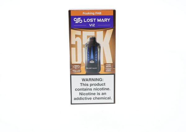 Lost Mary VIZ 55K Disposable Fcuking Fab with packaging