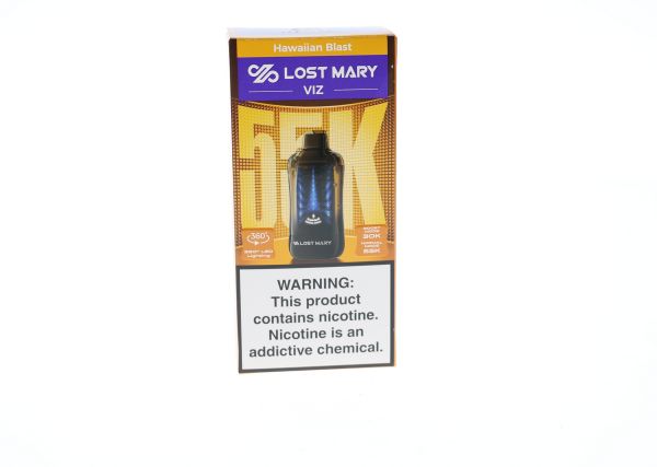 Lost Mary VIZ 55K Disposable Hawaiian Blast with packaging