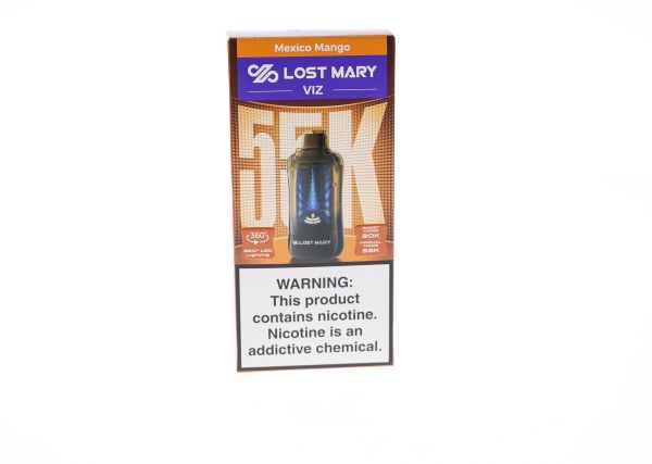 Lost Mary VIZ 55K Disposable Mexico Mango with packaging
