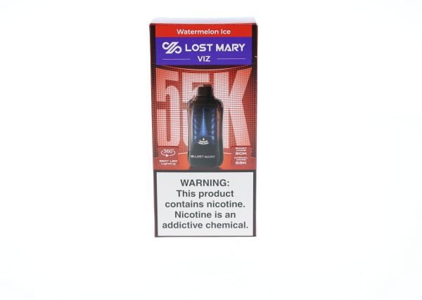 Lost Mary VIZ 55K Disposable Watermelon Ice  with packaging