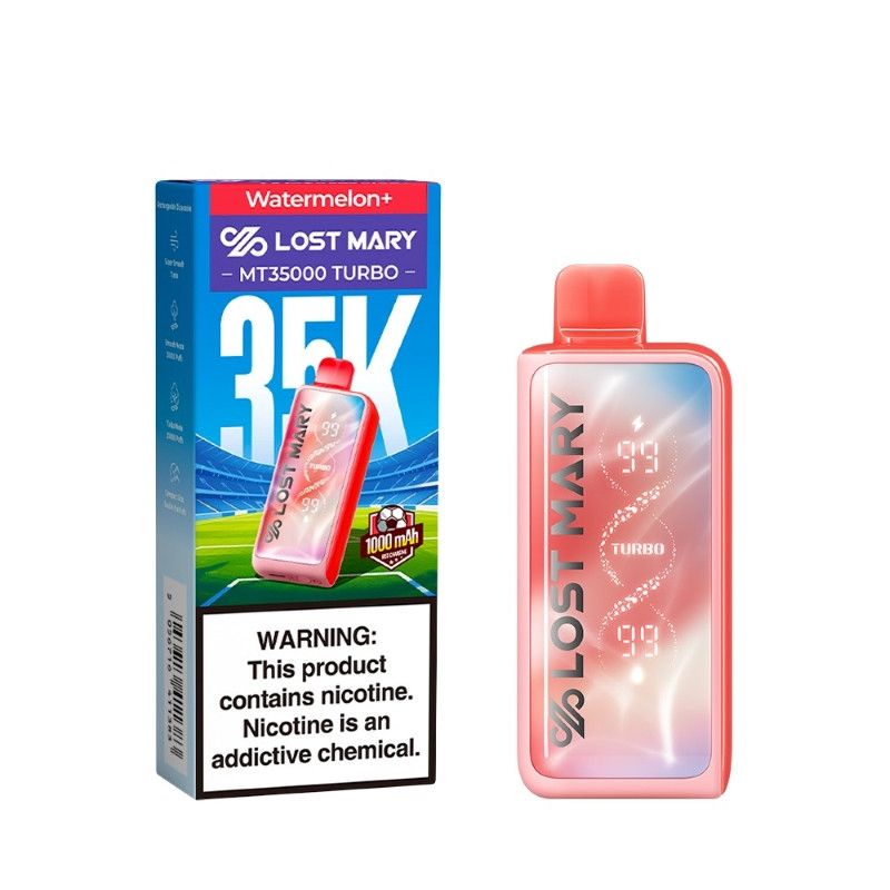 Lost Mary MT35000 Turbo Disposable watermelon plus with packaging