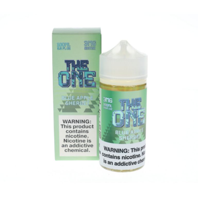 Blue Apple Sherbet Beard The One 100mL 3mg with packaging