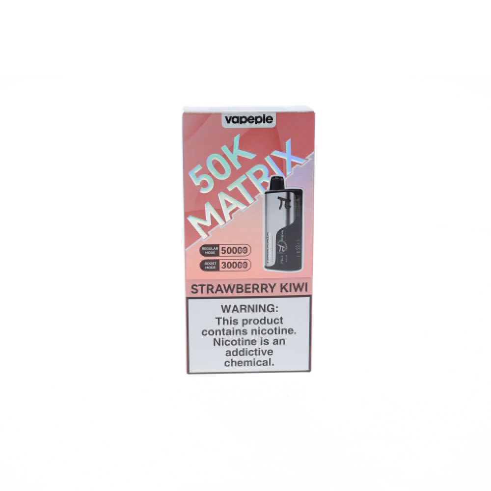 Vapepie Matrix 50K Disposable Strawberry Kiwi with packaging