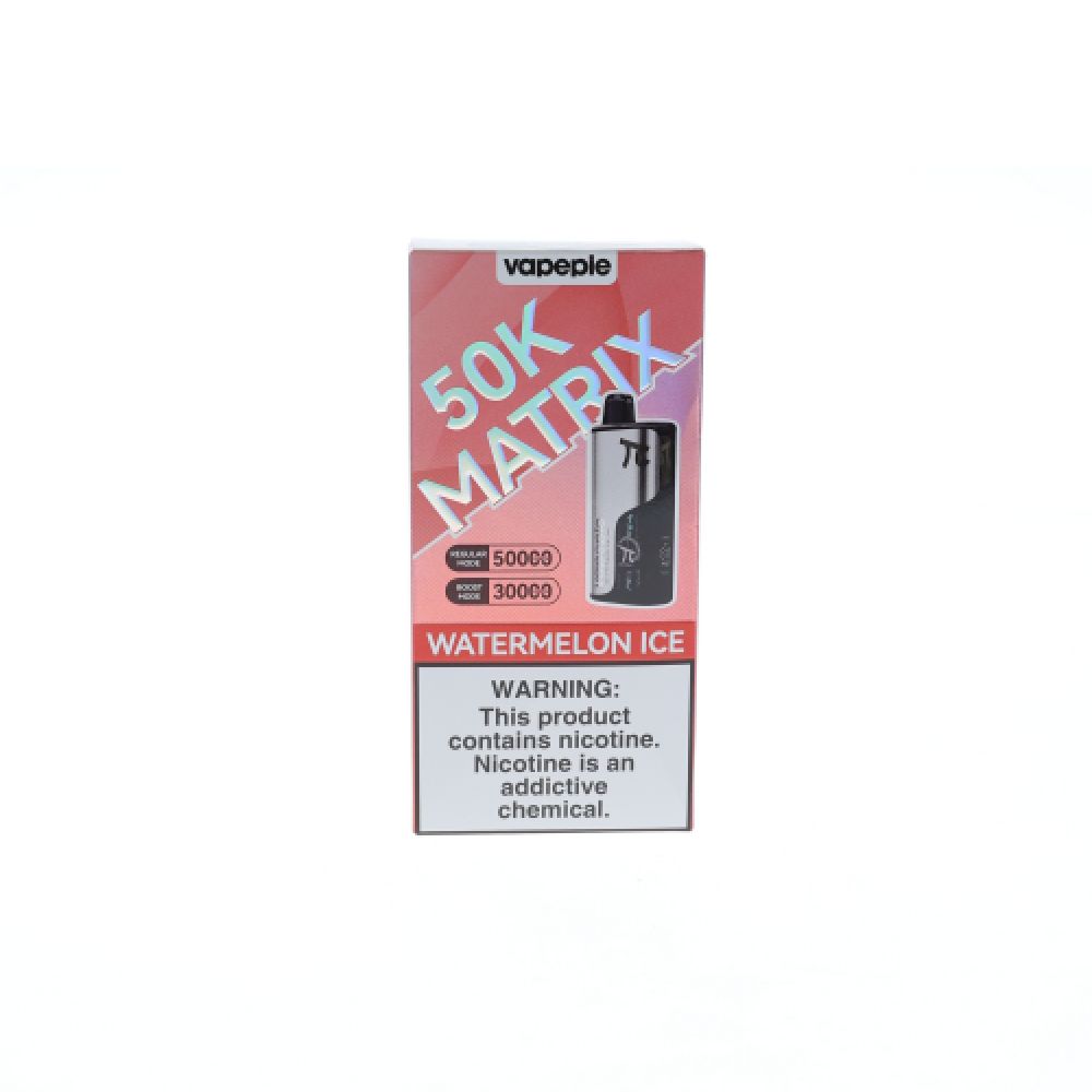 Vapepie Matrix 50K Disposable Watermelon Ice with packaging