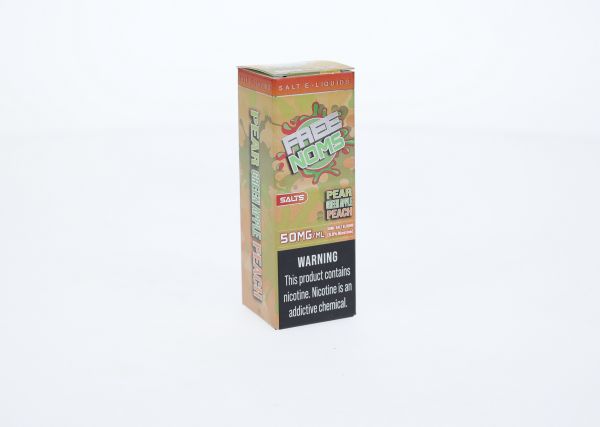 Pear Green Apple Peach Nomenon Salts 30mL 50mg with packaging