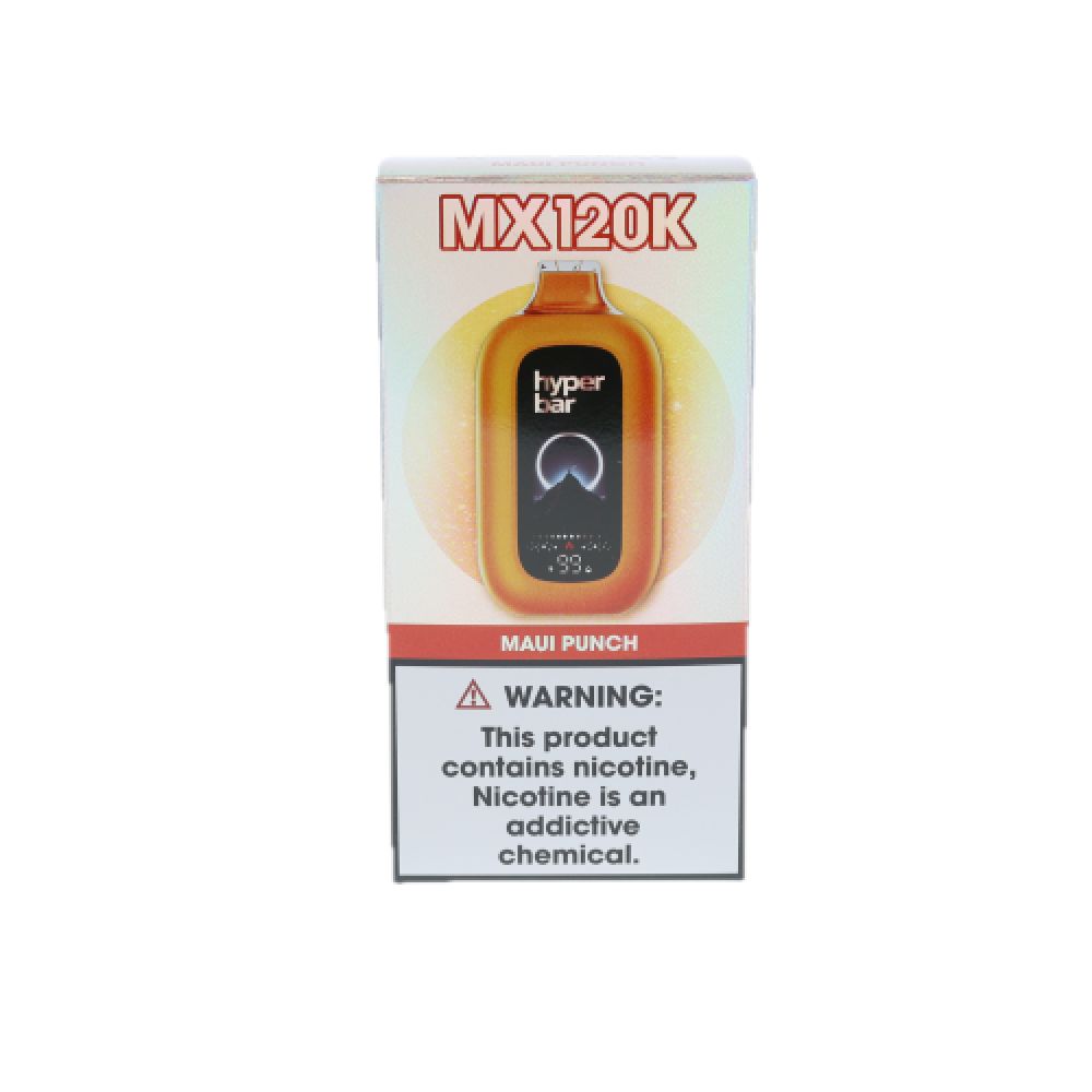 Hyper Bar MX120K Disposable Maui Punch with packaging