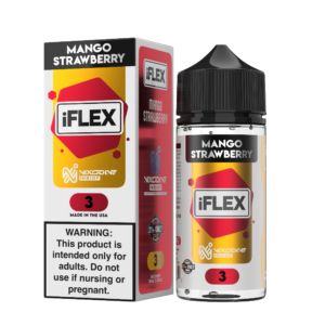 Mango Strawberry Juice Head iFlex Nixodine 100mL 3mg with packaging