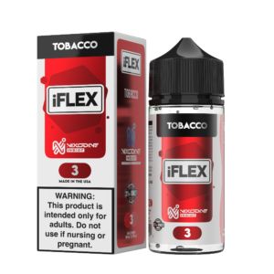 Tobacco Juice Head iFlex Nixodine 100mL 3mg with packaging