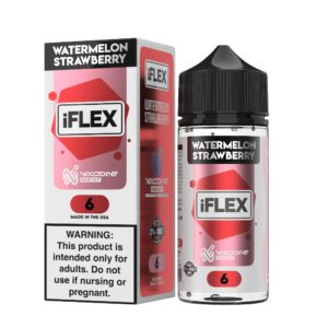 Watermelon Strawberry Juice Head iFlex Nixodine 100mL 6mg with packaging
