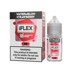 Watermelon Strawberry Juice Head iFlex Nixodine Salts 30mL 30mg with packaging