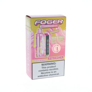 Foger Switch Pro 30K Disposable Peach Berries  Refresher with packaging
