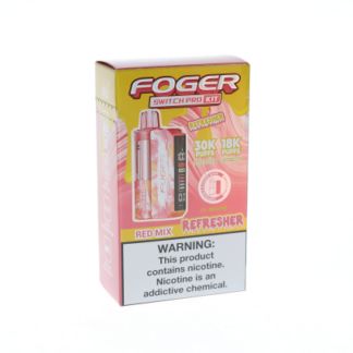 Foger Switch Pro 30K Disposable Red Mix Refresher with packaging