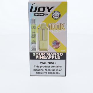 iJoy XP100K Pod Disposable + 15mL (LIQ Salt) sour mango pineapple packaging