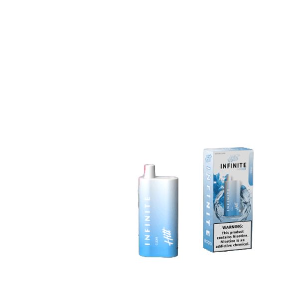 Hitt Infinite 8k Disposable Clear with packaging