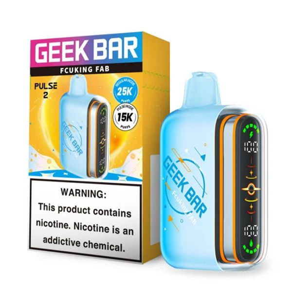 Geek Bar Pulse 2 25K Disposable Hubba Edt. Fcuking Fab Hubba with packaging