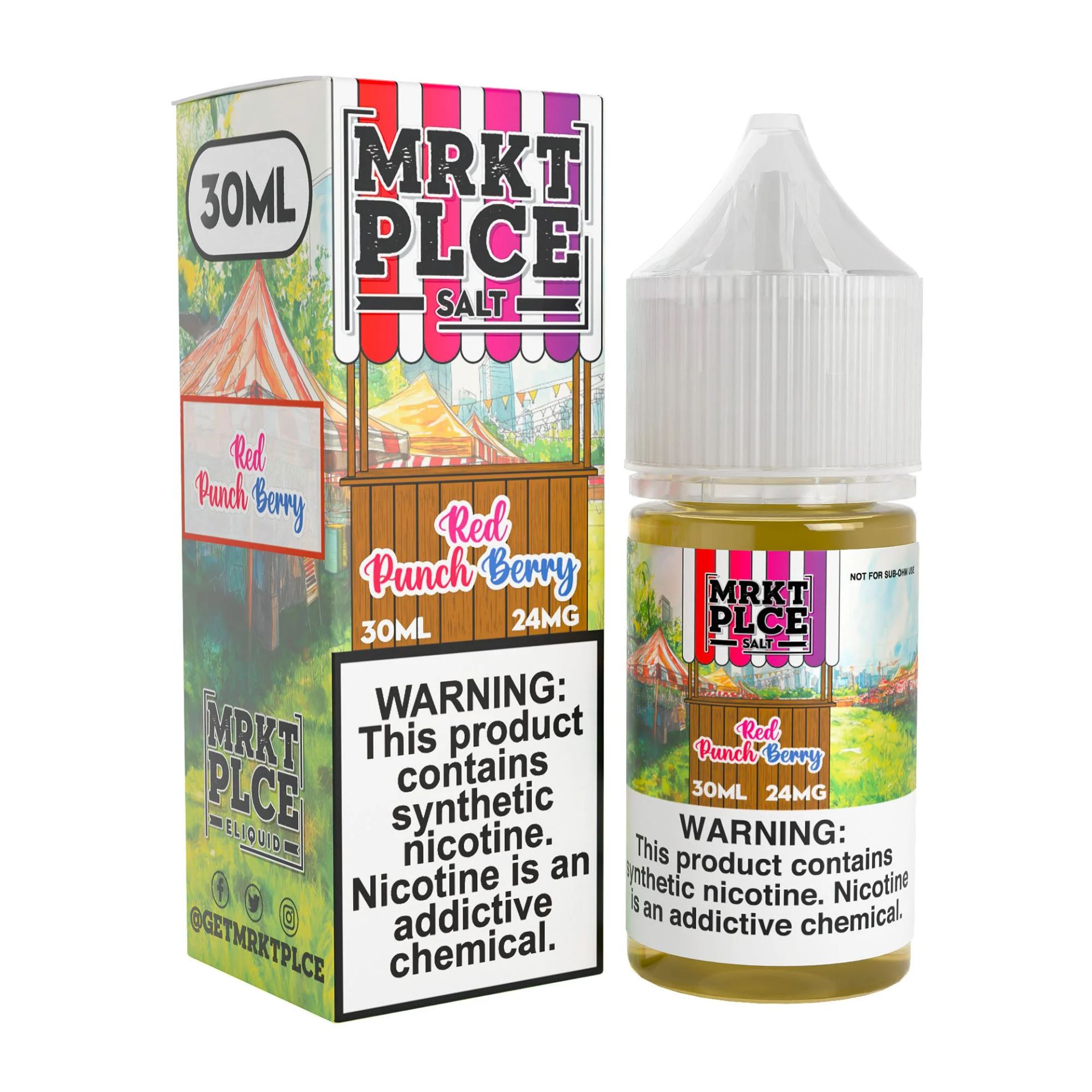 THE STND - Red Punch Berry MRKT PLCE Salts 30mL thumbnail