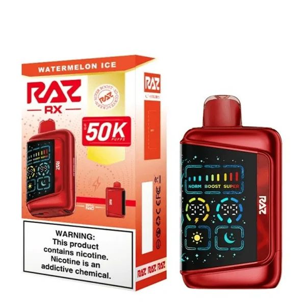 RAZ RX Disposable Dew Edt. watermelon ice with packaging