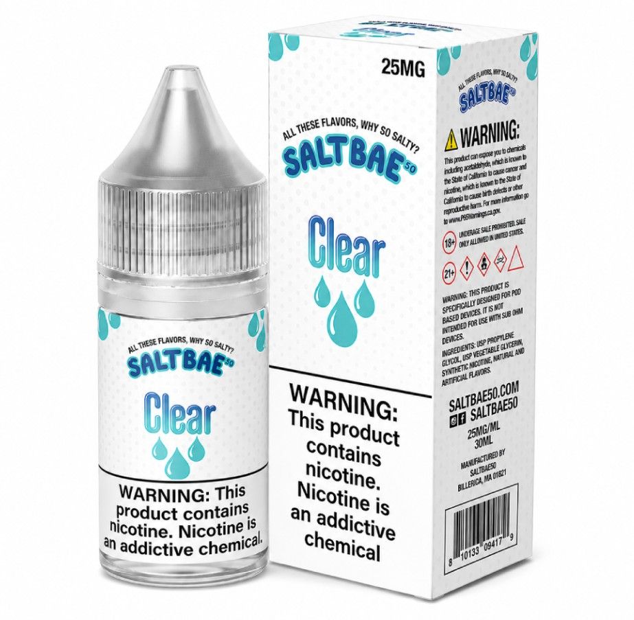 Clear Salt Bae 50 Salts 30mL thumbnail