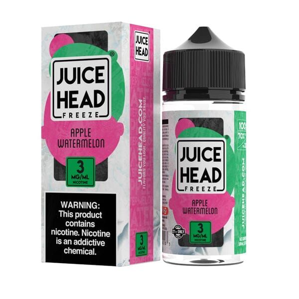 Apple Watermelon Freeze Freebases E-Juice by Juice Head 100mL thumbnail