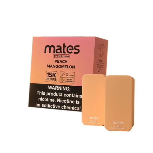 7Daze ClickMates 15K Disposable Prefilled Pod Peach Mango Melon with Packaging