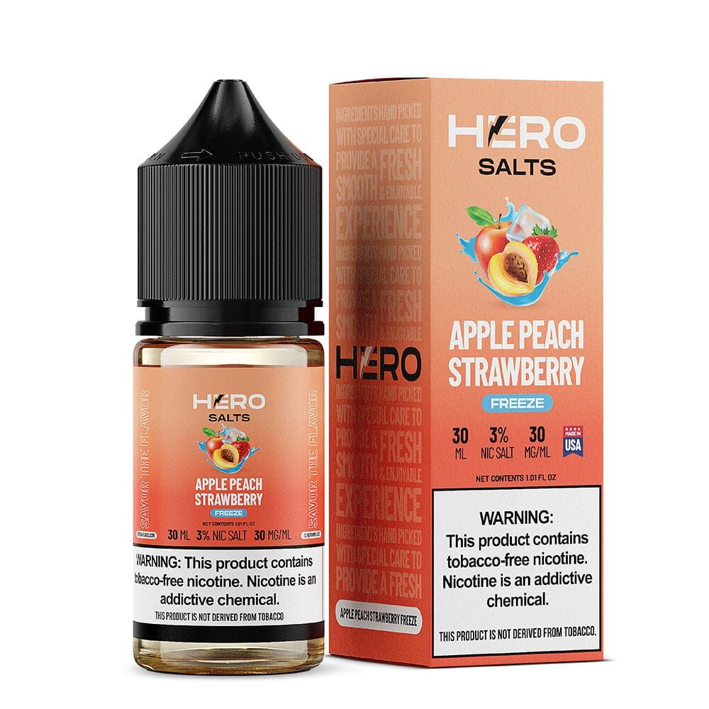 Apple Peach Strawberry Freeze by Hero E-Liquid 30mL (Salts) thumbnail