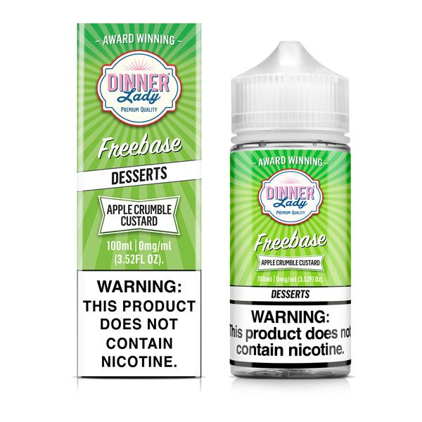 Apple Crumble Custard TFN Freebase E-Juice by Dinner Lady 100mL thumbnail
