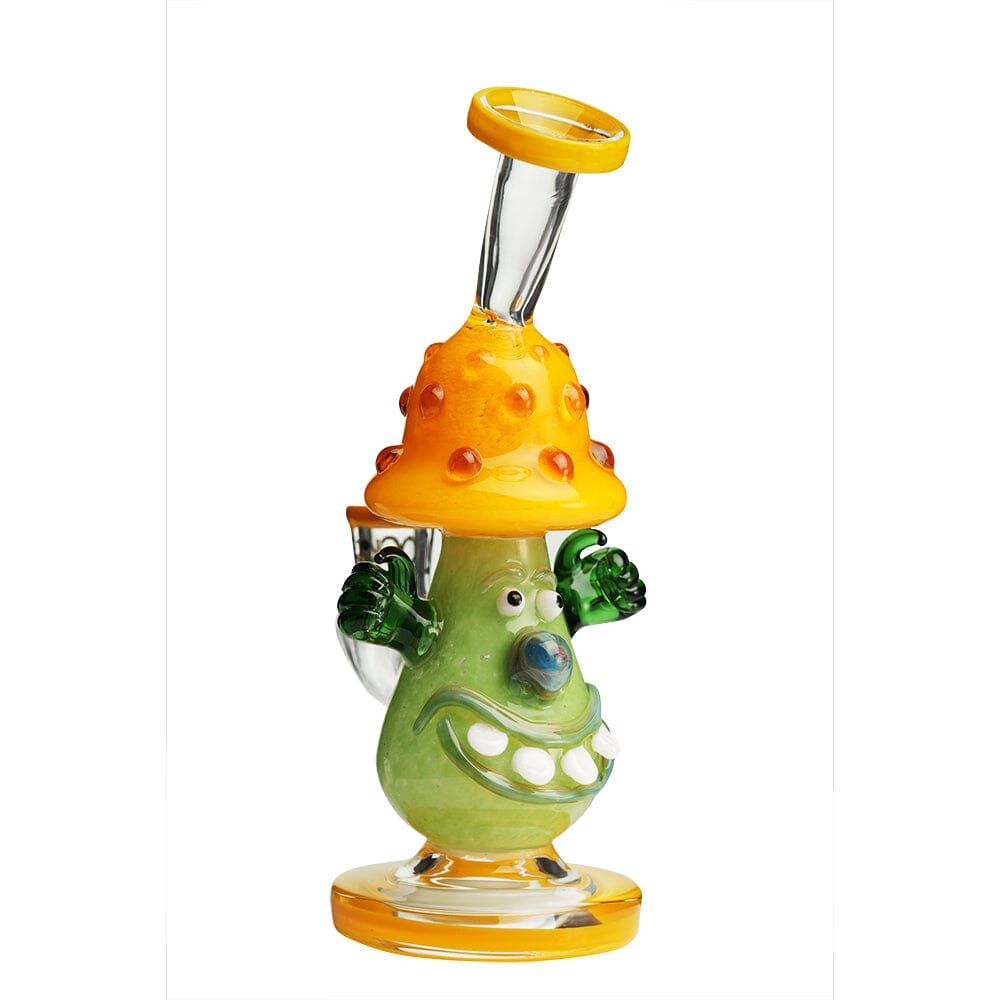 Lookah 8.3” Cute Clown Mushroom Rig – WPC1218 Yellow