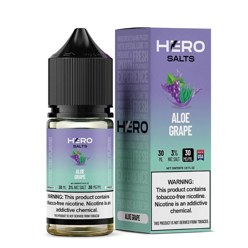 Aloe Grape by Hero E-Liquid 30mL (Salts) thumbnail
