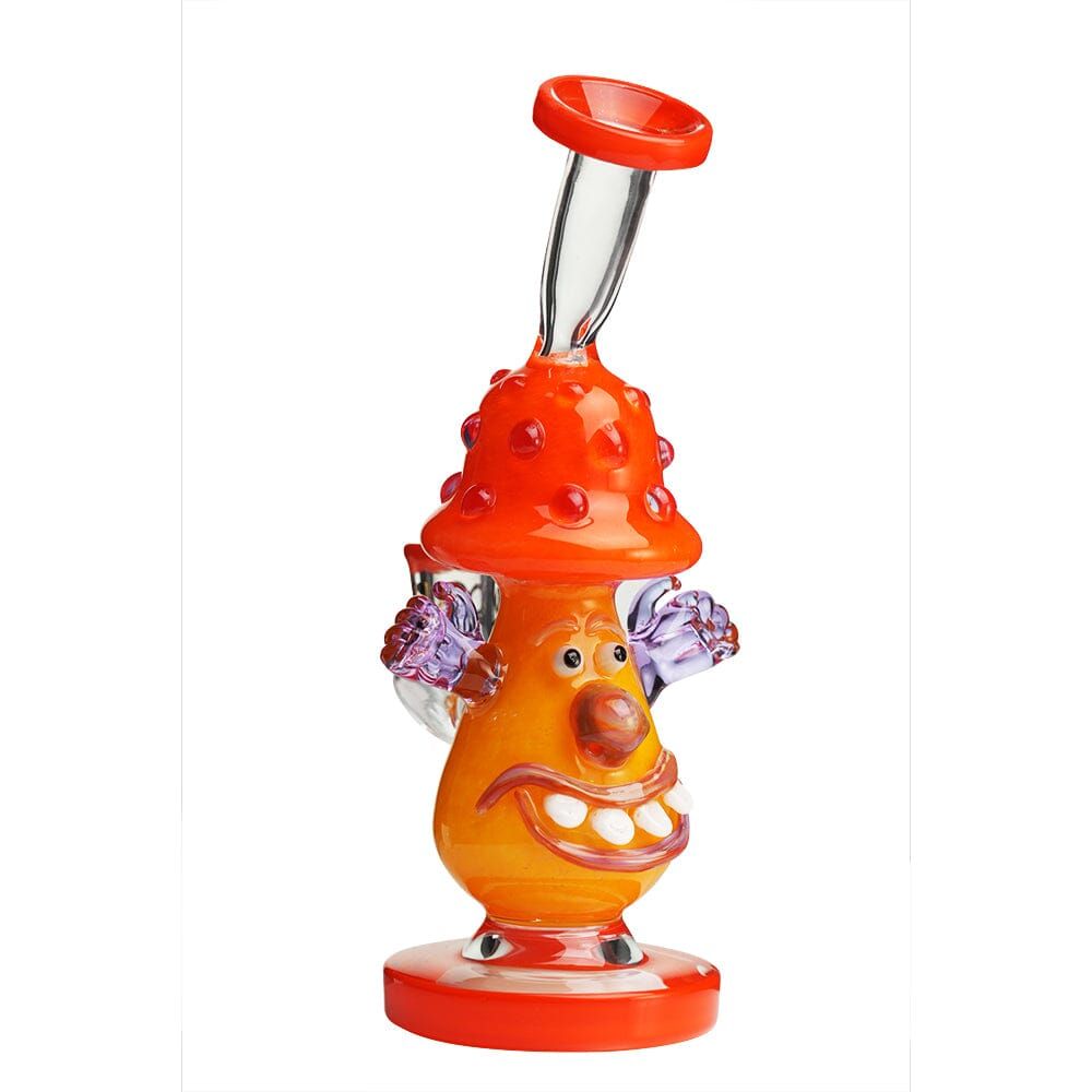 Lookah 8.3” Cute Clown Mushroom Rig – WPC1218 Orange