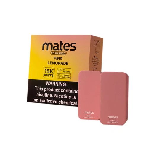 7Daze ClickMates 15K Disposable Prefilled Pod Pink Lemonade with Packaging