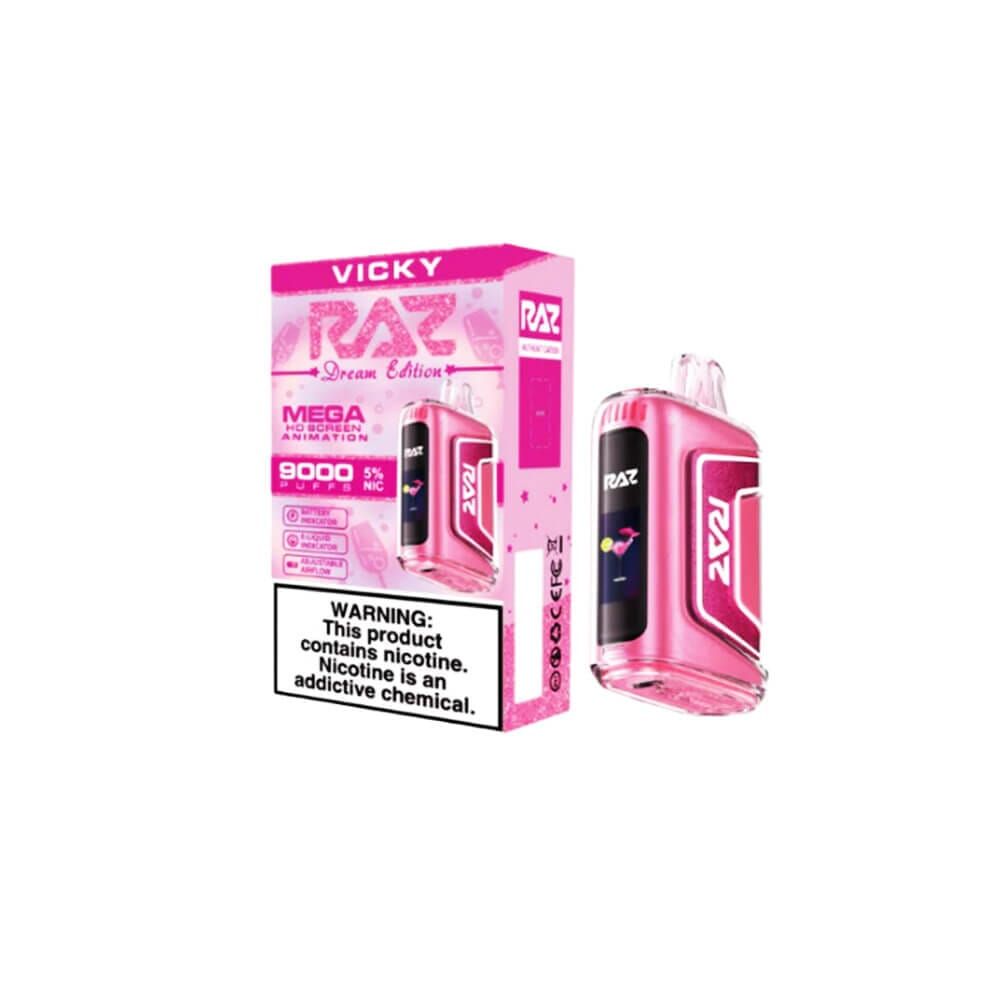 Raz Cinnamon Vape Cherry Lemon Raz TN9000 Disposable Vape