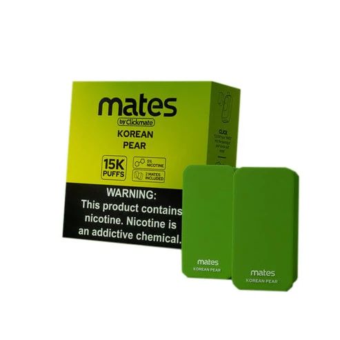 7Daze ClickMates 15K Disposable Prefilled Pod Korean Pear with Packaging