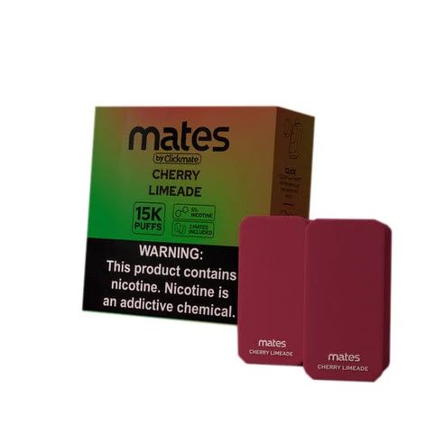 7Daze ClickMates 15K Disposable Prefilled Pod Cherry Lime with Packaging