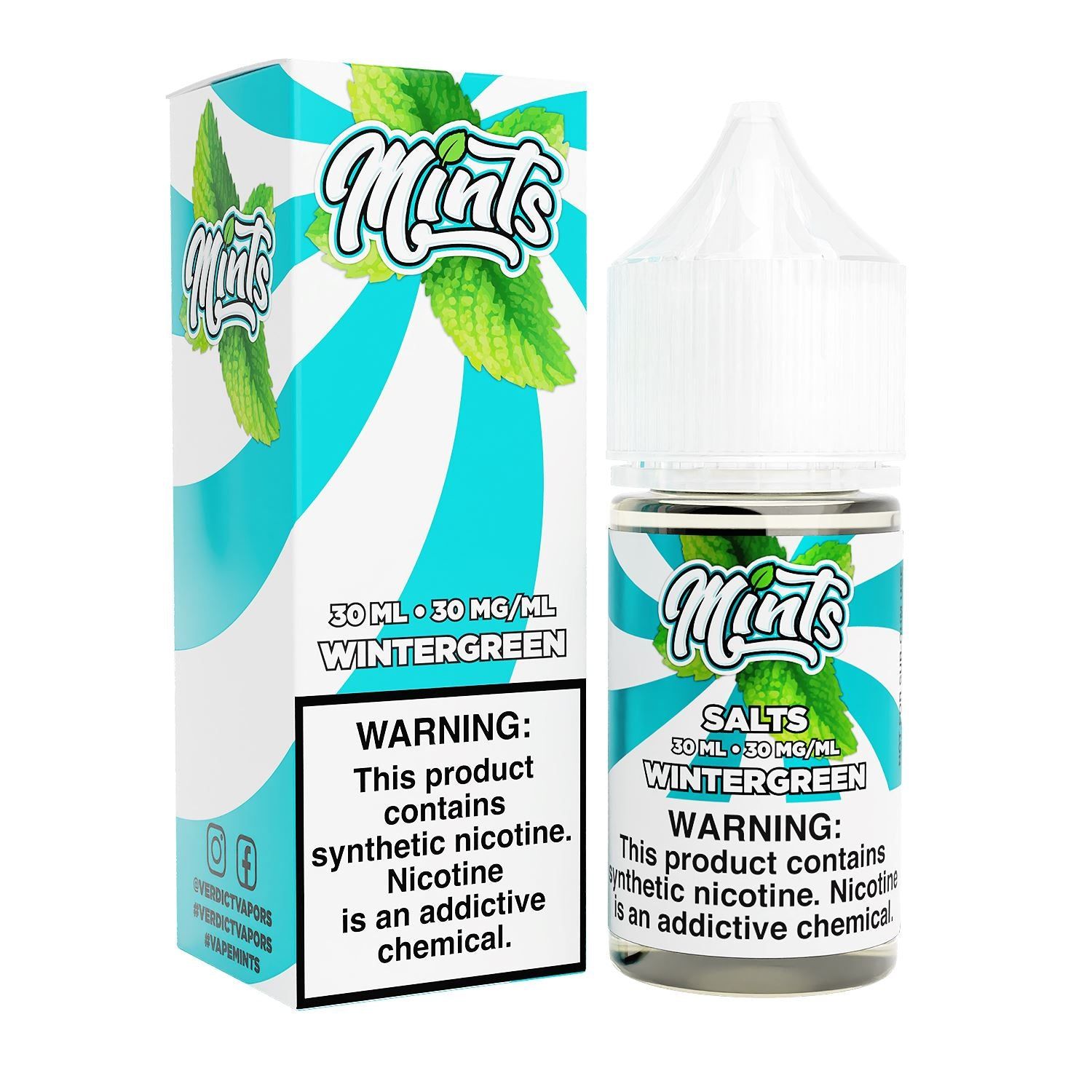 Wintergreen by Mints SALTS E-Liquid 30ml thumbnail